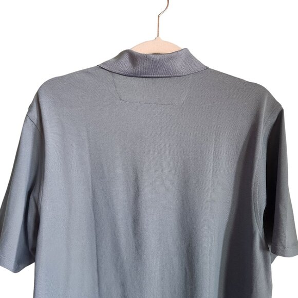 Lululemon Shirt Men's Blue XL Short Sleeve Polo OTC Office Travel Commute - Picture 7 of 9